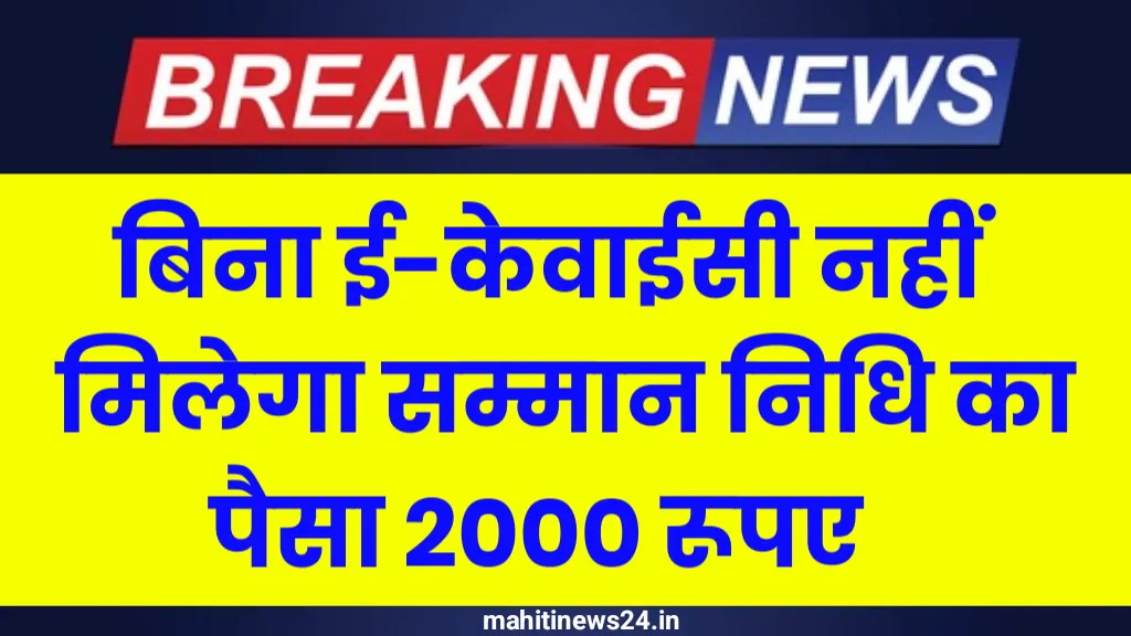 PM Kisan Samman Nidhi e-KYC Update